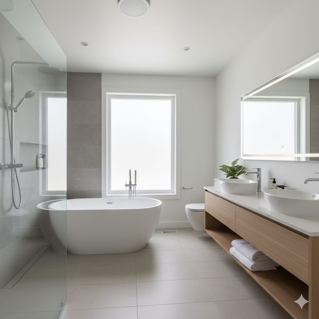 Avant/après rénovation salle de bain